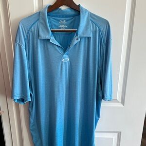 Oakley Men's Light Blue Polo Shirt